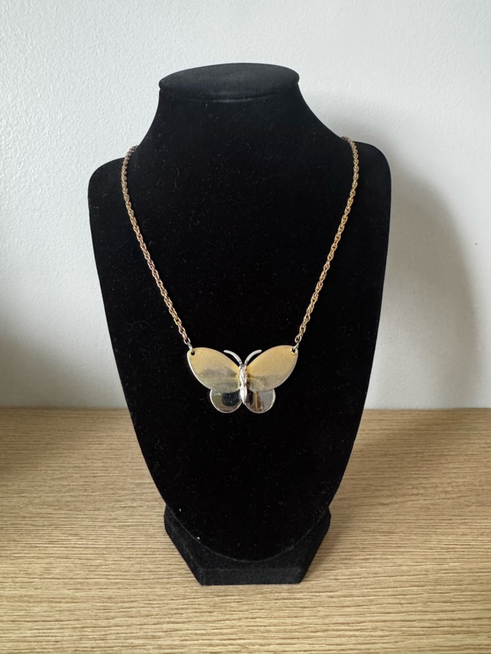 Gold Butterfly Pendant Necklace - Women Jewelry